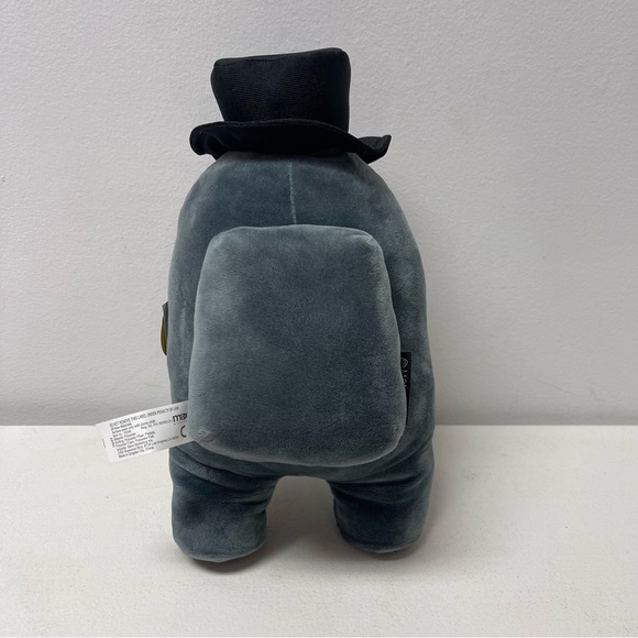 Among Us Dark Gray Crewmate Plush 12” - Picture 3 of 4